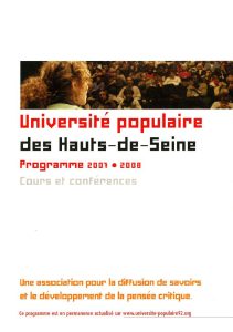 Programme 2007-2008