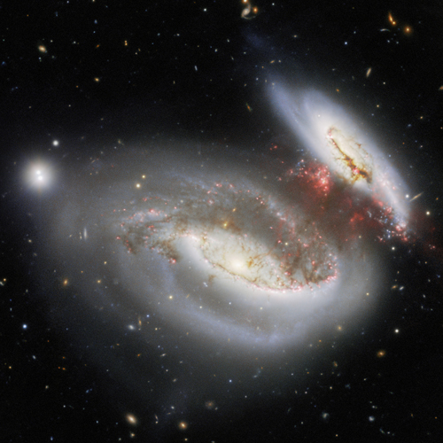 ‘Taffy Galaxies’ Collide, Leave Behind Bridge of Star-Formin